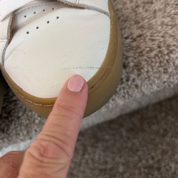 GREATS Brooklyn Royale White Leather and Gum Sneakers. US9/UK8.5/EUR41. Classic - Picture 7 of 16